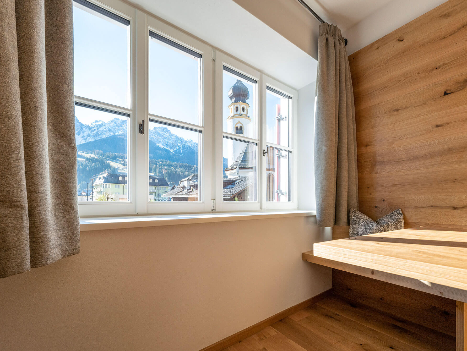 Blick nach draußen - Family Plus - Residence Kugler